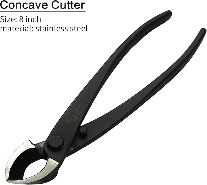 VOUIU 5-Piece Bonsai Tool Set,Knob Cutter,Concave Cutter,Wire Cutter,Jin Pliers,Bonsai Scissors