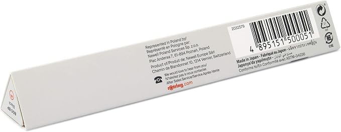 Rotring 800 Retractable Ballpoint Pen, Metal Barrel, Medium Point, Black Ink, Refillable, 1 Count