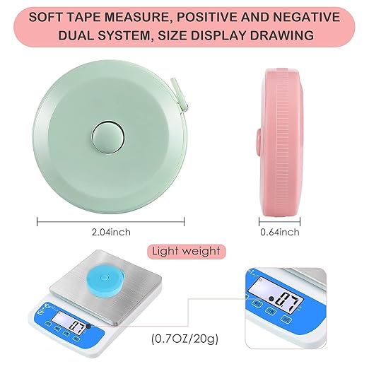 12 | 24 | 36 | 48 | 72 | 96 | 120 Pack Tape Measure,12 Colors Soft Retractable Measuring Tape 60-Inch/150cm, for Body Measuring Tailor Cloth Home Craft Measurements (24 Pack)