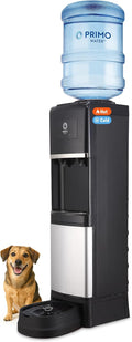 Primo Water Dispenser for 5 Gallon Bottle with Pet Drinking Station - Hot & Cold Top Loading Water Cooler Machine
