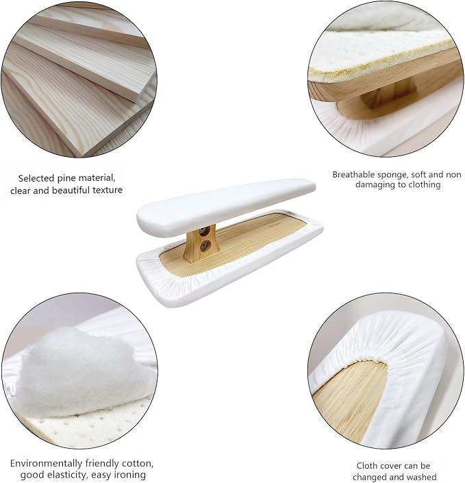 Chest and Sleeve Ironing Board,Two-Sided Ironing Board Professional Garment Pressing Aide