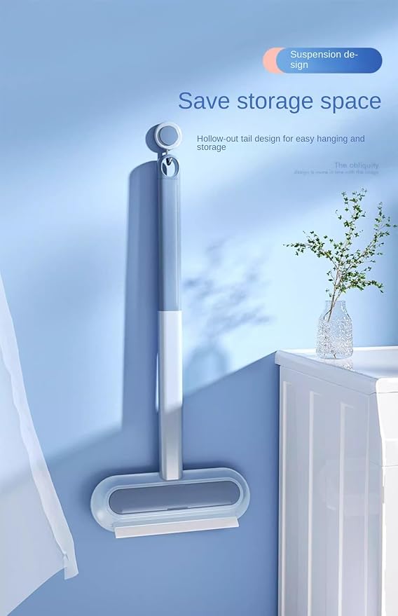Pet Hair Remover Tool for Cats & Dogs, Reusable Lint Remover for Furniture, Sofa, Bed & Carpet, Long Handle Fur Cleaner Brush, No Adhesive, Eco-Friendly 18 in (46cm)