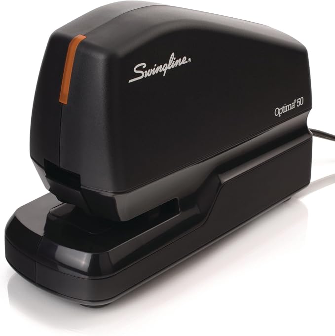 Swingline Optima 45 Electric Stapler, 45-Sheet Capacity, Silver