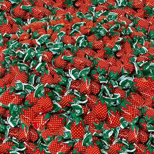 Strawberry Filled Hard Candy Bon Bons, Real Fruit Pulp, 16 Oz