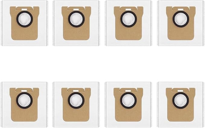 Mop Cloths Dust Bag Replacement，Compatible For Xiaomi，5 Pro/OV21CN/X10 Plus/X20 Plus/M30S/M30 Pro Mop Rags Bags Robot Vacuum Cleaner Parts(SET8)