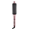 CALISTA Perfecter Pro Heated Round Brush, Lift, Volumize, and Style with No Heat Damage for Healthier Looking Hair, 1.5" For Voluminous Blowouts & Long Hair, Dual Voltage & Adjustable Temp, Rose Gold