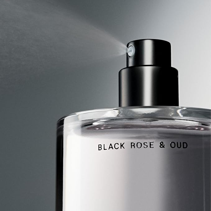 Salt & Stone Body Mist | Black Rose & Oud | Skincare Infused Hair & Body Spray for Women and Men | Hydrating Fragrance with Glycerin and Red Algae | Vegan, Cruelty Free, 3.4 fl oz