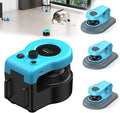 Interactive Cat Toy for Indoor Cats, Auto/Remote Control DIY Cat Mouse Hunting Treadmill Keep Bored Kitten Puppy Entertained to Chase, Feather Toy to Exercise-Blue & Black