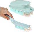 GALPADA Long Handle Laundry Brush Shoe Scrub Brush Multi-Purpose Cleaning Tool for Stains Dirt Removal Durable Plastic with Soft Bristles for Clothes Footwear