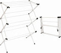 Honey-Can-Do 3-Tier Oversized Clothes Drying Rack, 31" Wide, No Assembly | Oversized 31" x 42" rack with 26 ft of drying space for bedding and large loads. Sturdy metal frame folds flat fast.
