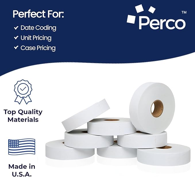 Pricing Labels for Monarch 1131 White - 160,000 Labels w/ 64 Rolls Value Pack, 8 Sleeves - Made in USA
