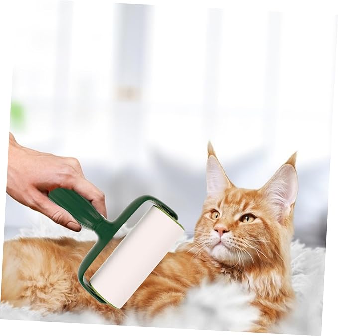 10pcs Pet Hair Removal Lint Roller Refills Extra Sticky for Clothes Carpets and Car Seats Pet Hair Cleaner for Home