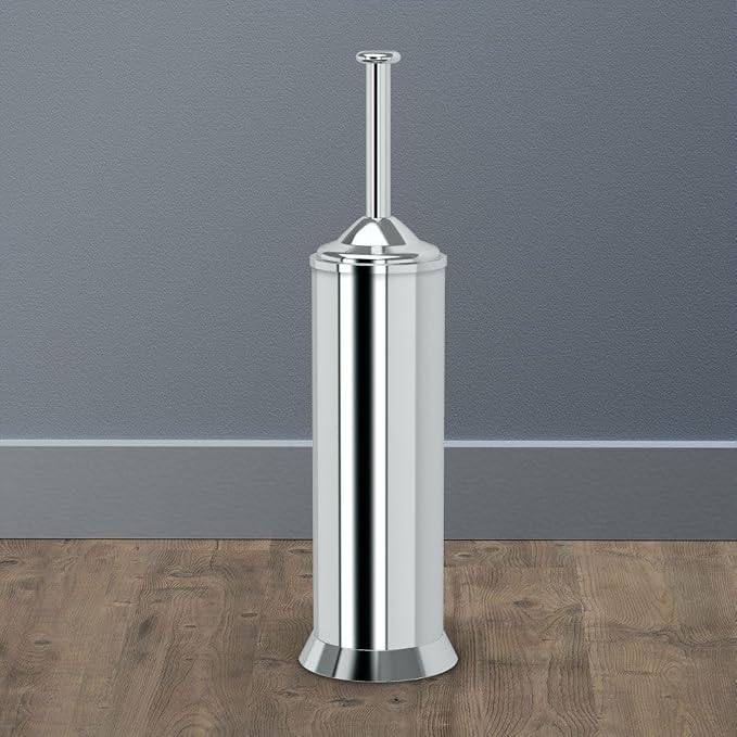 Gatco 1484 Toilet Brush and Canister, Chrome