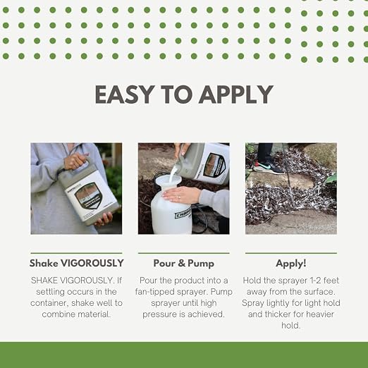 Landscape Mulch Glue 5 Gallons – Pet and Plants Safe Rock Bond | Landscape Loc Mulch & Rock Bond, Glue for Landscaping, Binding for Mulch & Rock, Locking Adhesive, Spray