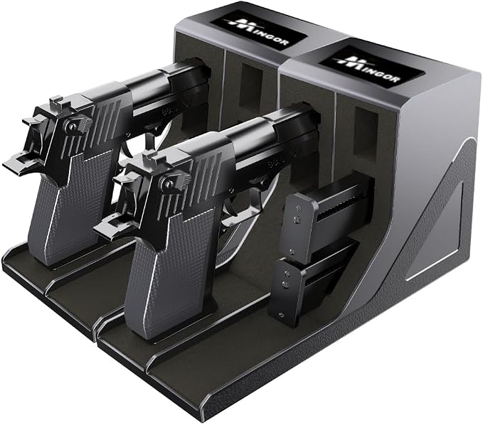 Pistol Rack Handgun Holder, Foam Protective Pistol Gun Magazine Stand Storage, Gun Safe Organizer Accessories