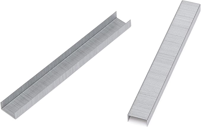 Amazon Basics Standard Stapler Staples, Value Pack, 500,000 Count, 100 Packs of 5000, Silver