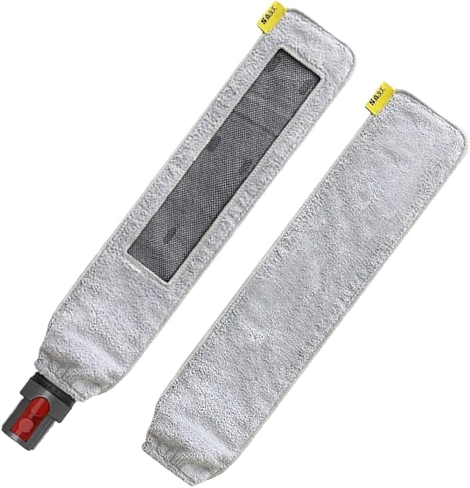 Flat Suction Head Brush Crevice Cleaning Cloth Compatible for Dyson V8 V10 V11 V15 Vacuum Cleaner Part Accessory Tool Bendable Washable(V10slim V12slim)