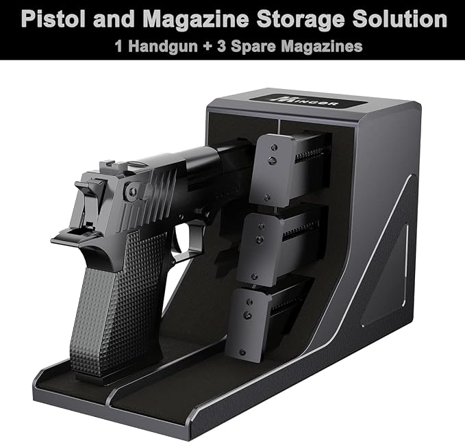 Pistol Rack Handgun Holder, Foam Protective Pistol Gun Magazine Stand Storage, Gun Safe Organizer Accessories