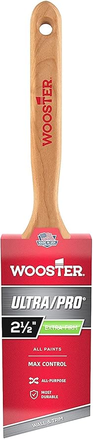 Wooster Genuine 2.5" Ultra/Pro Extra-Firm Angle Sash Paintbrush 2-Pack # 4153-2.5-2PK