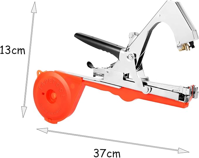 Plant Tying Machine Plant Tying Machine with Green Tape Plant Tying Tool Garden Tape Gun Plant Tying Machine Tool Grape Tying Machine Tomato Tying Machine Cucumber Tying Gun Tying Device