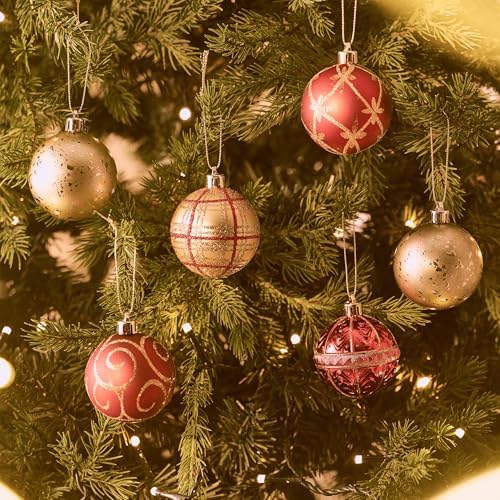 Valery Madelyn 35ct Christmas Tree Decorations Ball Ornaments 2 Inches