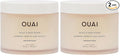 OUAI Scalp & Body Scrub, Melrose Place - Exfoliating Body Scrub with Sugar & Coconut Oil Blend for Smooth, Moisturized Skin - Gentle Scalp Exfoliator for Removing Product Build Up (8.8 Oz) (Pack of 2)