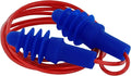 Howard Leight by Honeywell Airsoft Flanged Corded Reusable Earplugs with Reusable Case, 50-Pairs (AS-30R)