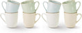 famiware Jupiter Coffee Mugs Set of 4, 14 OZ Coffee Mug, Microwave and Dishwasher Safe, Coffee Cups with Handle for Coffee, Tea, Cocoa, Milk, Multi-color (Pack of 2)