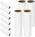 38mm Inner Diameter Lint Roller Refills, 10 Rolls Sticky Tape Refill for Upholstery Lint Roller, Wide Surface Sticky Tape for Pet Hair and Car Seat Cleaning