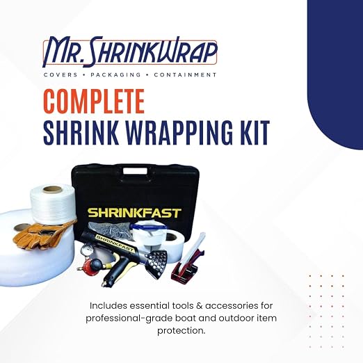 Shrink Wrap Boat Kit - Heat Gun, Tools & Accessories