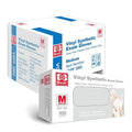 Intco Basic Medical Clear Vinyl Exam Gloves,Disposable Gloves-Latex-Free&Powder-Free for Medical,Cleaning,Food Safe-VGPF3002 (Case of 1000,Clear), Medium
