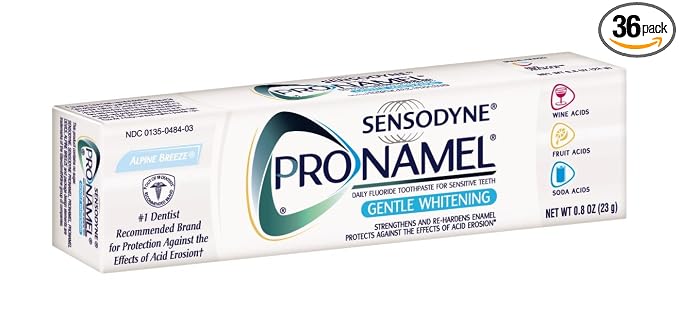 Sensodyne Pronamel Gentle Whitening, 0.8 Ounce (Pack of 36)