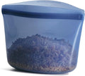 Stasher Premium Reusable Silicone Food Storage Bowl, Deep Ocean, 2-Cup | Food-Safe Silicone, Freezer, Sous Vide, Microwave, Dishwasher, Oven Safe, Meal Prep, Lunch Container, BPA-Free, Eco-Friendly