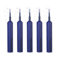 Xunsomten- 5 PCS Fiber Optic Cleaner Pen, LC/MU 1.25mm Ferrules Fiber Cleaning Pen Connector Clean, More Than 800+ Times, Fiber End Face Cleaner Tools, Includes Dust Caps