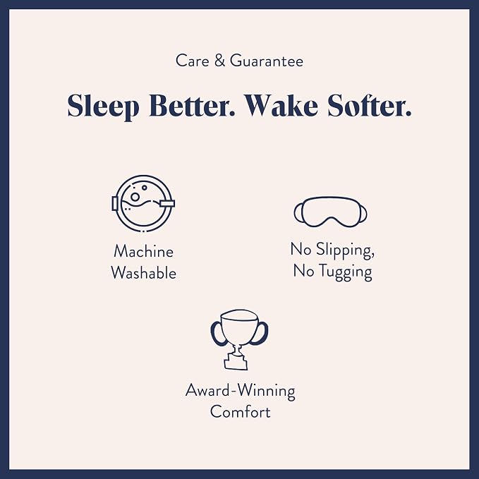 Brooklinen Silk Eye Mask for Sleeping – Carbon Grey, 100% Mulberry Silk Sleep Mask with Soft Elastic Strap, Machine Washable, Breathable & Cool-to-the-Touch – Ideal for Sleeping & Traveling