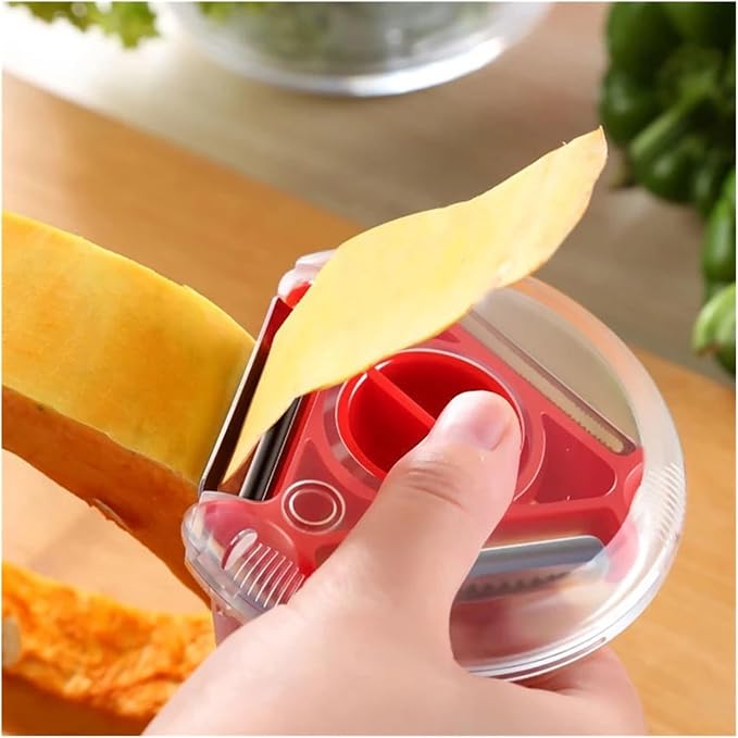 Fruit and Vegetable Peeler - Stainless Steel Grater and Kitchen Tool(4)