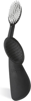 Radius Toothbrush, Flex Brush, Soft Bristles, Right Handed, Black Brush with White Bristles, BPA Free & ADA Accepted, Pack of 1 (Package May Vary)