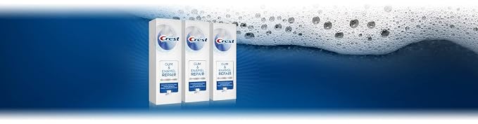 Crest Gum & Enamel Repair Toothpaste, Advanced Whitening, 4.1oz (Pack of 3) ( Packaging May Vary ) | 4.1oz (Pack of 3) ( Packaging May Vary )