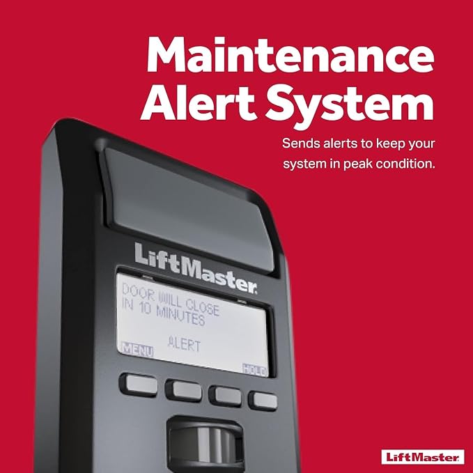 LiftMaster 880LM Motion - Only Works with LiftMaster Security+ 2.0 Garage Door Openers - Detecting Control Panel - Features Menu-Driven Panel and Timer-to-Close