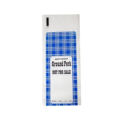 UltraSource Ground Pork Freezer Bags, 1lb. "Not for Sale" (Pack of 1000), for Packaging Ground Pork and All Meats