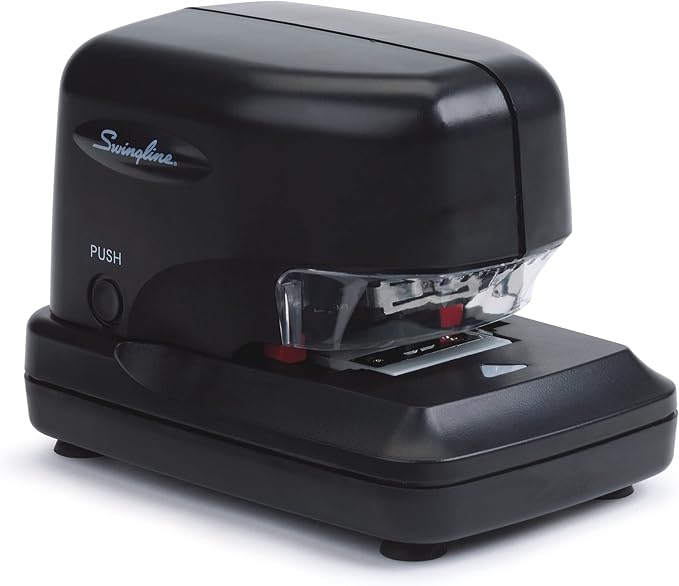 Swingline Cartridge Electric Stapler, 30 Sheet Capacity, Jam Free, includes 5000 Staple Cartridge, Black (69008)