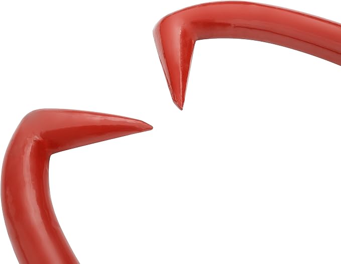 Skidding Tongs 32-inch Log Grabber with Ring for Connecting with Chain Logging Tools for Forestry, Timber, and Firewood by Earth Worth (Red)