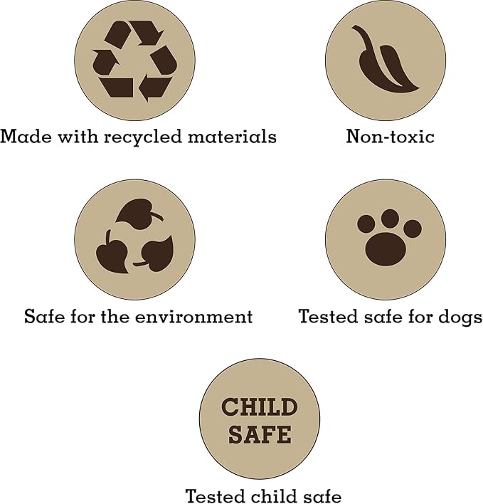 Durable Tough Cotton Canvas Squeaky Dog Toys, Eco-Friendly Interactive 2-Pack Chew Toy Set for Small, Medium & Large Dogs, Labby-Do & Camo Disk