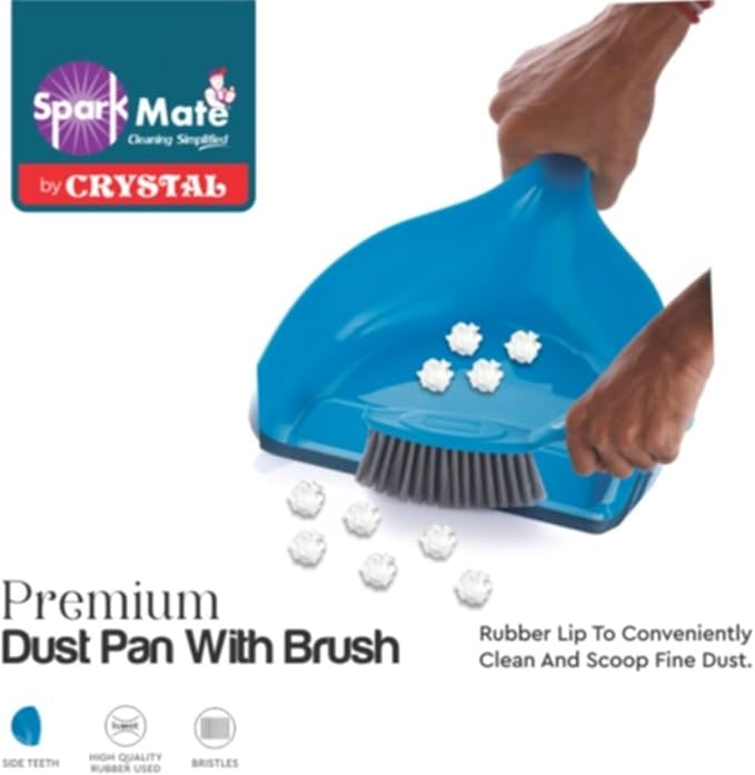 Premium Dust Pan with Brush