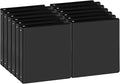 1 Inch Black 3 Ring Binders 12 Pack, PVC-Free Clear View Binder with 2 Interior Pockets, Holds 200 Sheets of 8.5" x 11" Paper for Office, Business Presentations, Projects & Home Organization