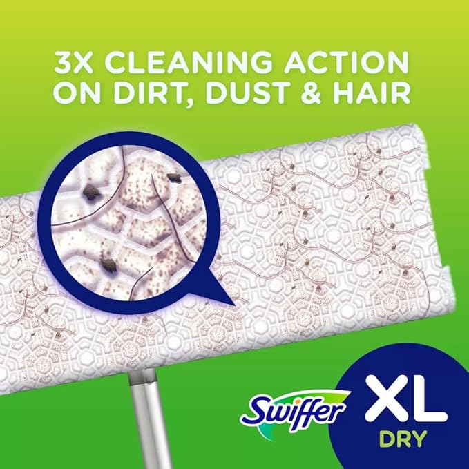 SWIFFER SWEEPER X-LARGE Disposable Sweeping Cloths, 16-Count Boxes (PACK OF 6)