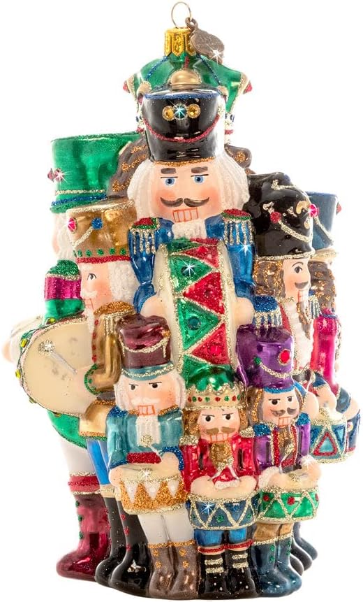 Jay Strongwater 12 Drummers Drum Ornament - SDH20055-250