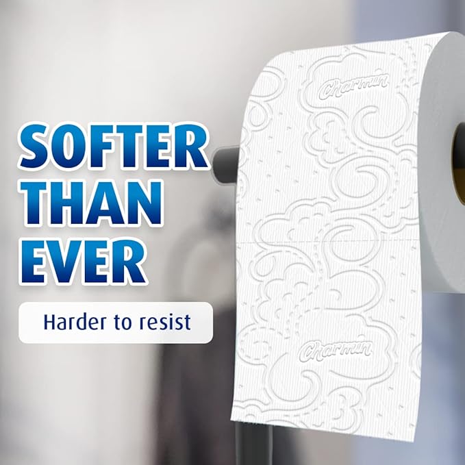 Charmin Ultra Soft Toilet Paper, 6 Super Mega Rolls = 36 Regular Rolls, 6 Count