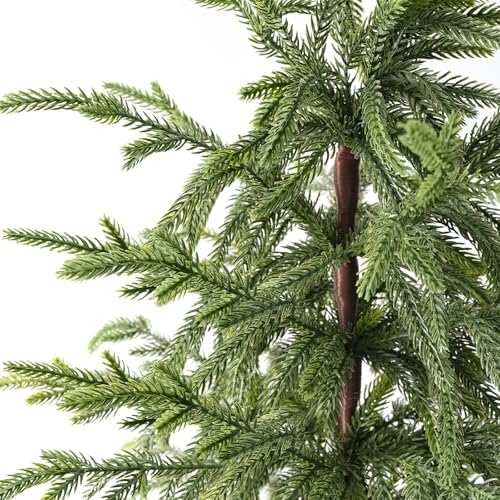 Christmas Decorations, 2 Pack 3FT Artificial Norfolk Pine Tree