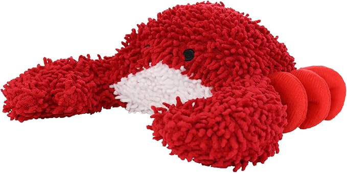 MIGHTY Tuffy Microfiber Medium Ball Crab Dog Toy | Ultra Durable Plush Toy with Multiple Layers & Reinforced Seams , Washable and Floats , Mighty® Construction